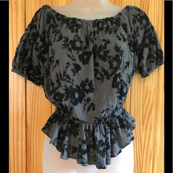 Like New-Free People Off-Shoulder Boho Top - Picture 2 of 16